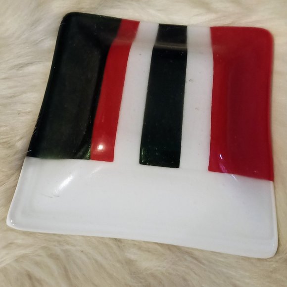 Glass Art Candy Nut or Misc Dish Handmade - Picture 4 of 4